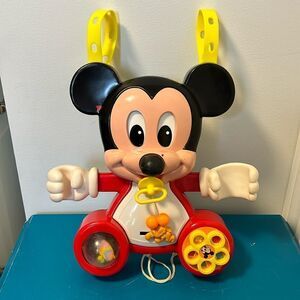 Vintage Baby Mickey Activity Crib Toy 1984 Walt Disney Company